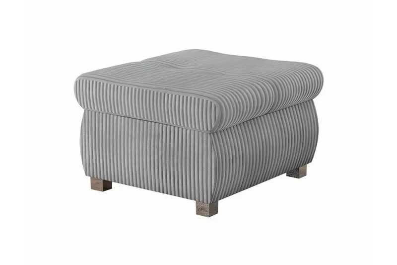 Cerys Fotpall 60 cm, Grå