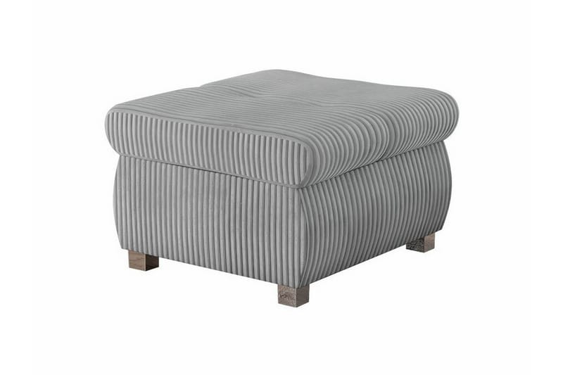 Cerys Fotpall 60 cm, Grå