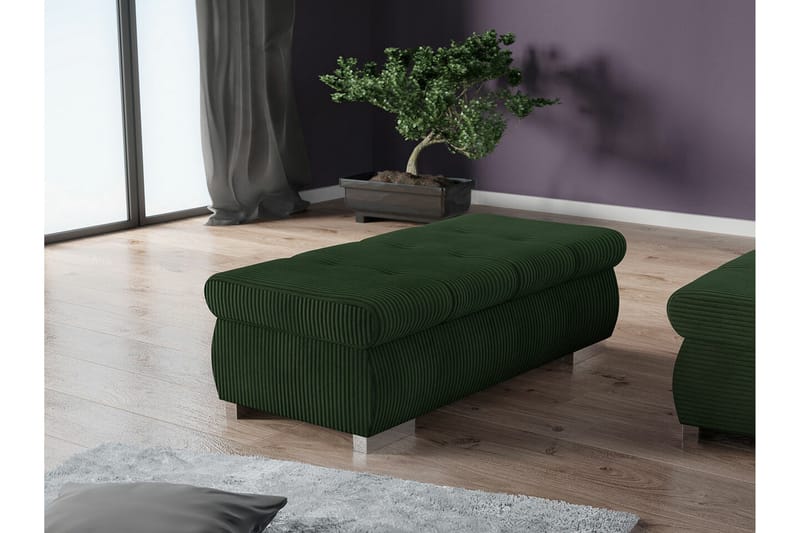 Cerys Fotpall 60 cm - Grön - Möbler - Vardagsrum - Stolar & sittmöbler - Pallar - Fotpall