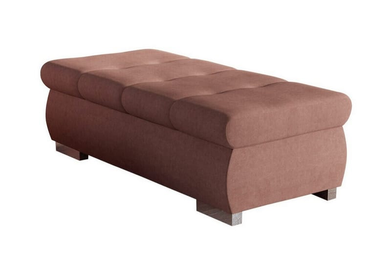 Cerys Fotpall 60 cm, Rosa