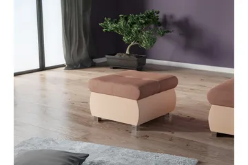 Cerys Fotpall 60 cm - Rosa - Möbler - Vardagsrum - Stolar & sittmöbler - Pallar - Fotpall