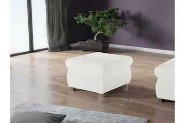 Cerys Fotpall 60 cm - Vit - Möbler - Vardagsrum - Stolar & sittmöbler - Pallar - Fotpall