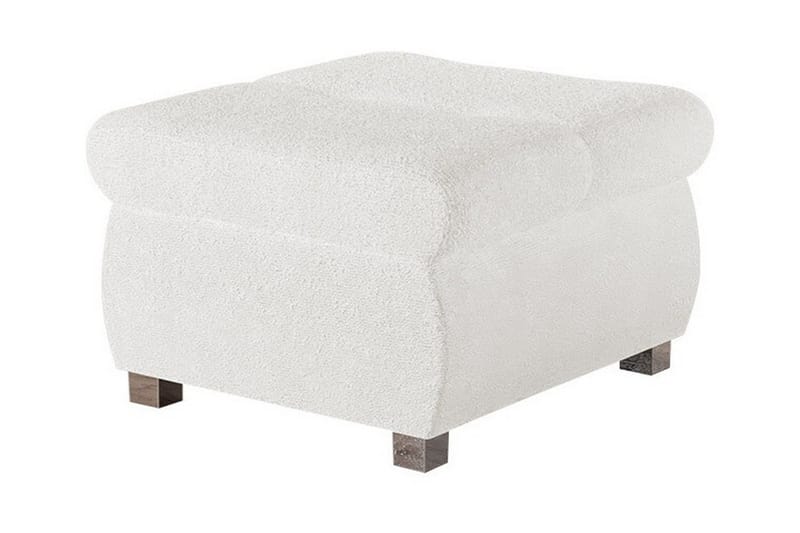 Cerys Fotpall 60 cm, Vit