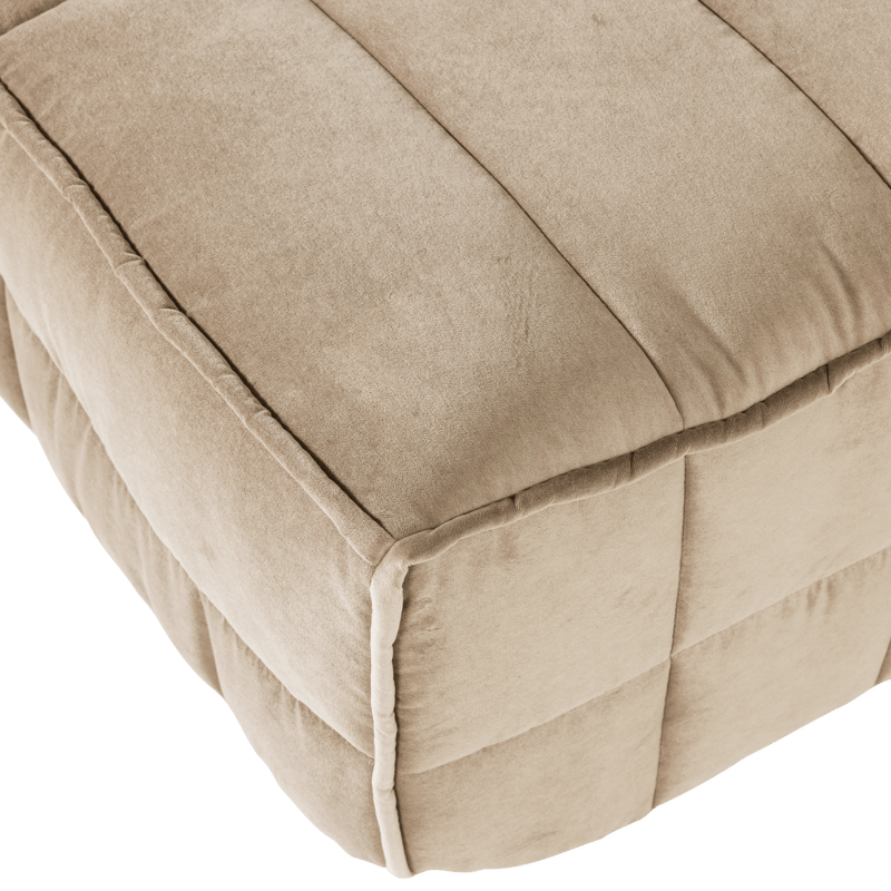 Fotpall Cluster 104 cm - Beige - Möbler - Vardagsrum - Stolar & sittmöbler - Pallar - Fotpall