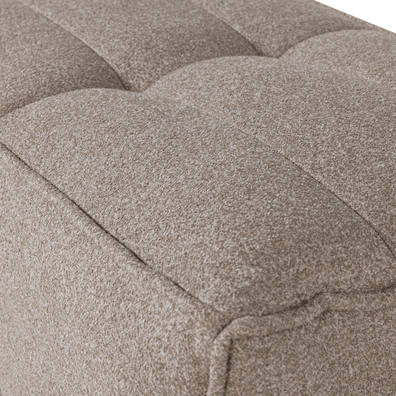 Fotpall Cluster 104 cm - Khakibrun - Möbler - Vardagsrum - Stolar & sittmöbler - Pallar - Fotpall