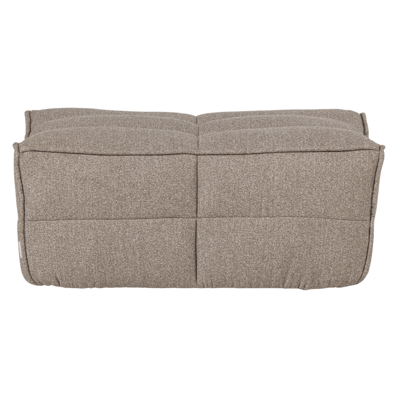 Fotpall Cluster 104 cm - Khakibrun - Möbler - Vardagsrum - Stolar & sittmöbler - Pallar - Fotpall