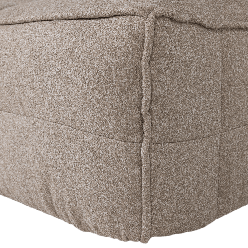 Fotpall Cluster 104 cm - Khakibrun - Möbler - Vardagsrum - Stolar & sittmöbler - Pallar - Fotpall