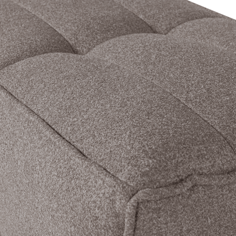 Fotpall Cluster 104 cm - Mellanbrun - Möbler - Vardagsrum - Stolar & sittmöbler - Pallar - Fotpall