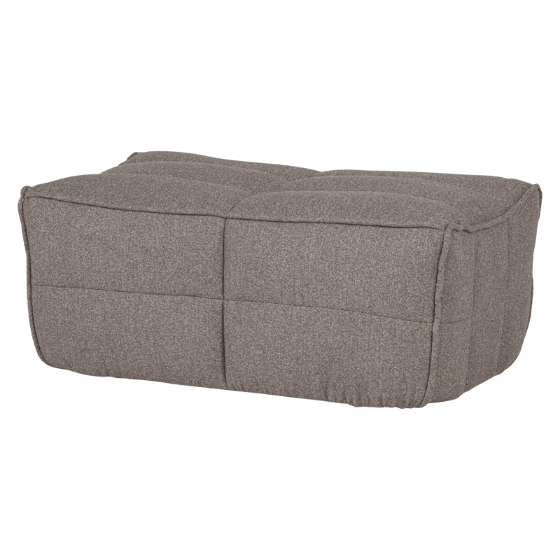 Fotpall Cluster 104 cm, Mellanbrun