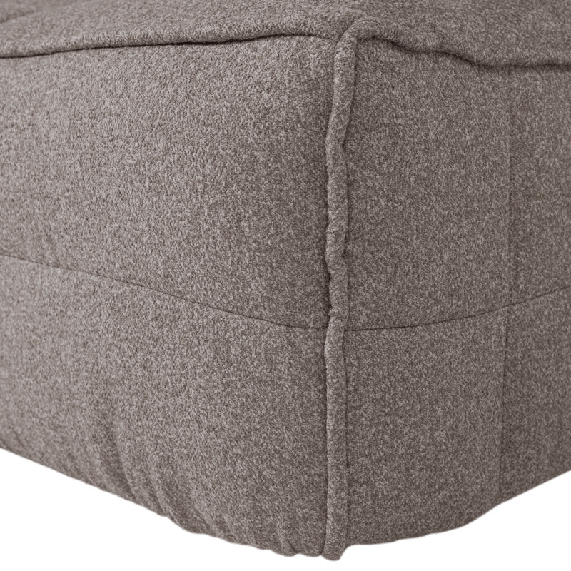 Fotpall Cluster 104 cm - Mellanbrun - Möbler - Vardagsrum - Stolar & sittmöbler - Pallar - Fotpall