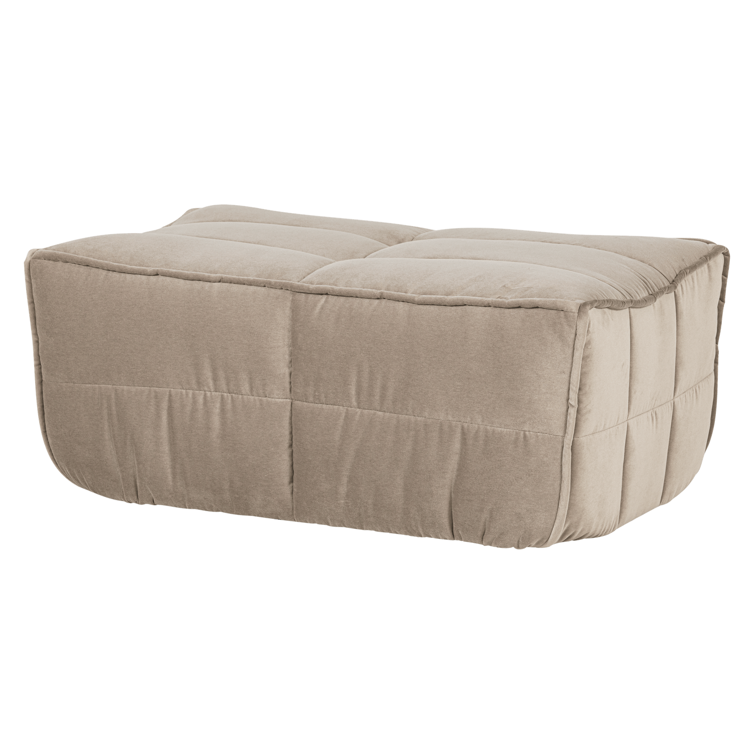 Fotpall Cluster 104 cm - Taupe