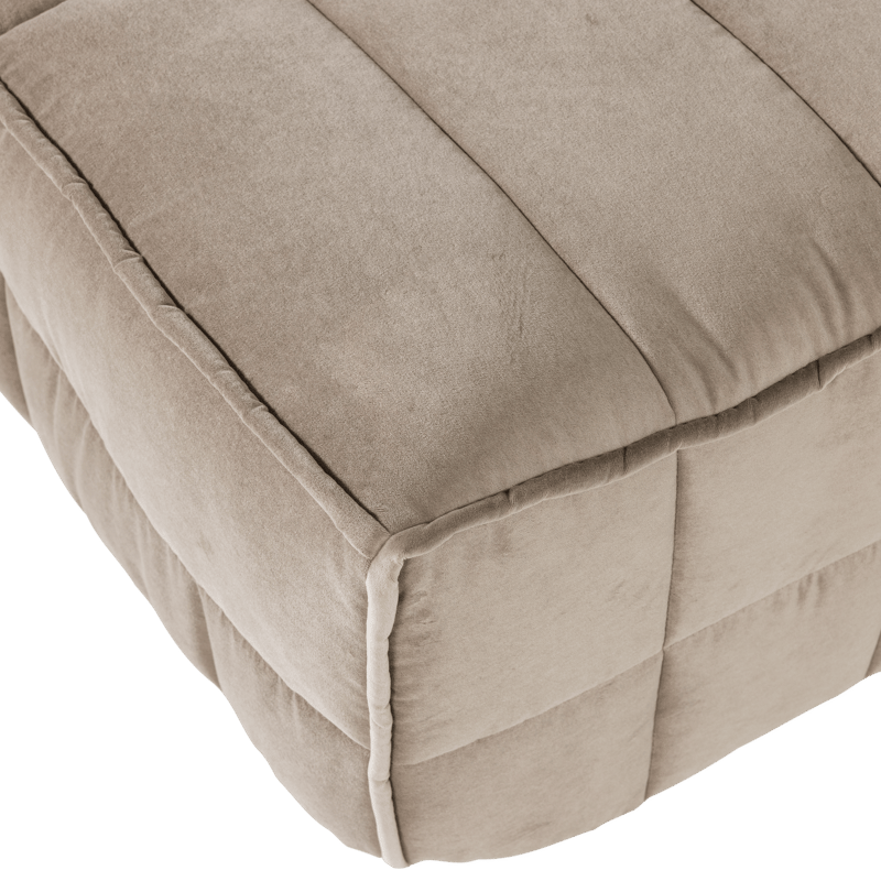 Fotpall Cluster 104 cm - Taupe - Möbler - Vardagsrum - Stolar & sittmöbler - Pallar - Fotpall