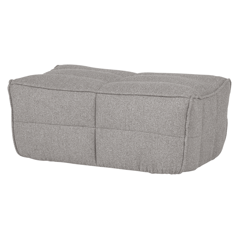 Fotpall Cluster 104 cm, Varmgrå