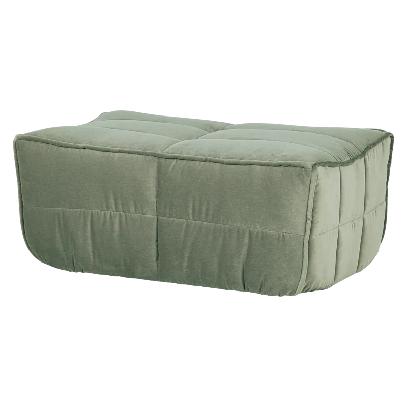 Fotpall Cluster 104 cm, Pistagegrön