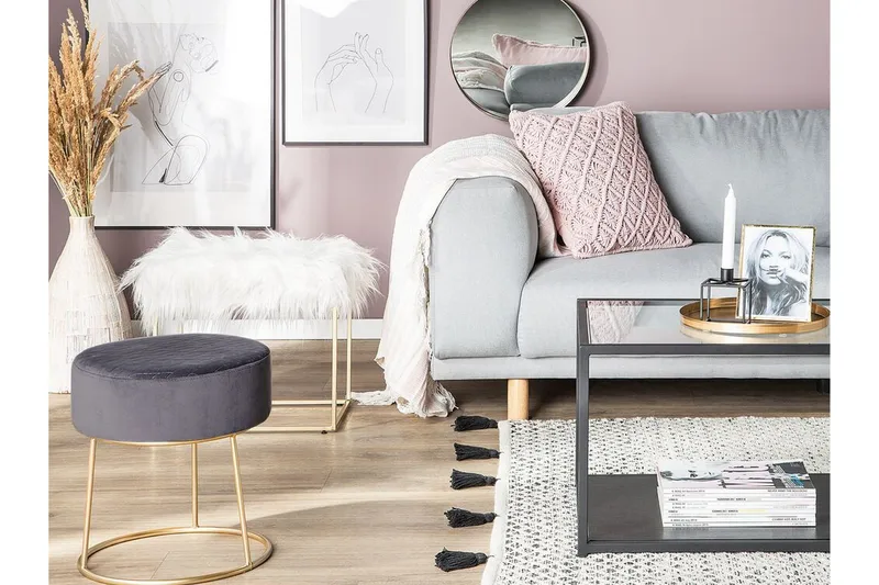 Colonsay Fotpall - Vit - Möbler - Vardagsrum - Stolar & sittmöbler - Pallar - Fotpall