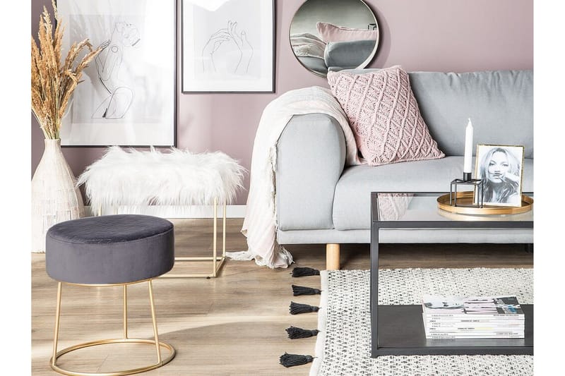 Colonsay Fotpall - Vit - Möbler - Vardagsrum - Stolar & sittmöbler - Pallar - Fotpall