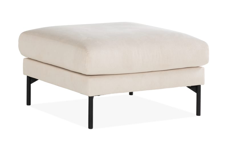 CONCAN Fotpall Beige/Svart - Fotpall