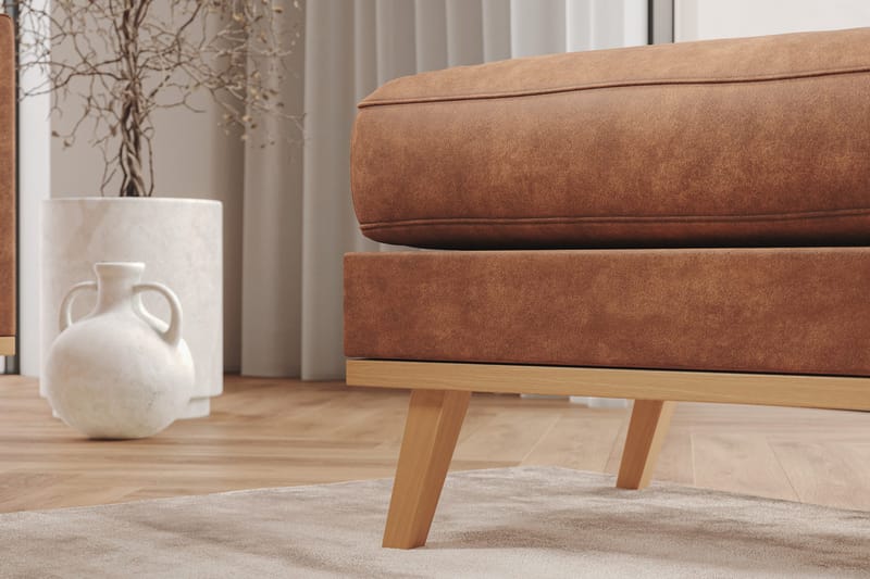 Copenhagen Fotpall - Brun - Möbler - Vardagsrum - Stolar & sittmöbler - Pallar - Fotpall