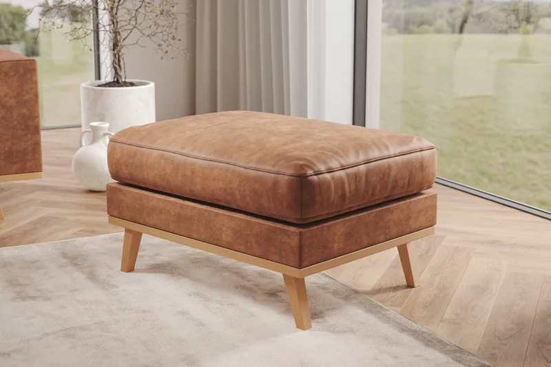 Copenhagen Fotpall - Brun - Möbler - Vardagsrum - Stolar & sittmöbler - Pallar - Fotpall