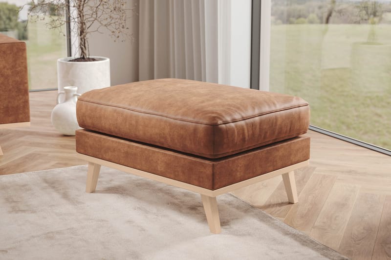 Copenhagen Fotpall - Brun - Möbler - Vardagsrum - Stolar & sittmöbler - Pallar - Fotpall