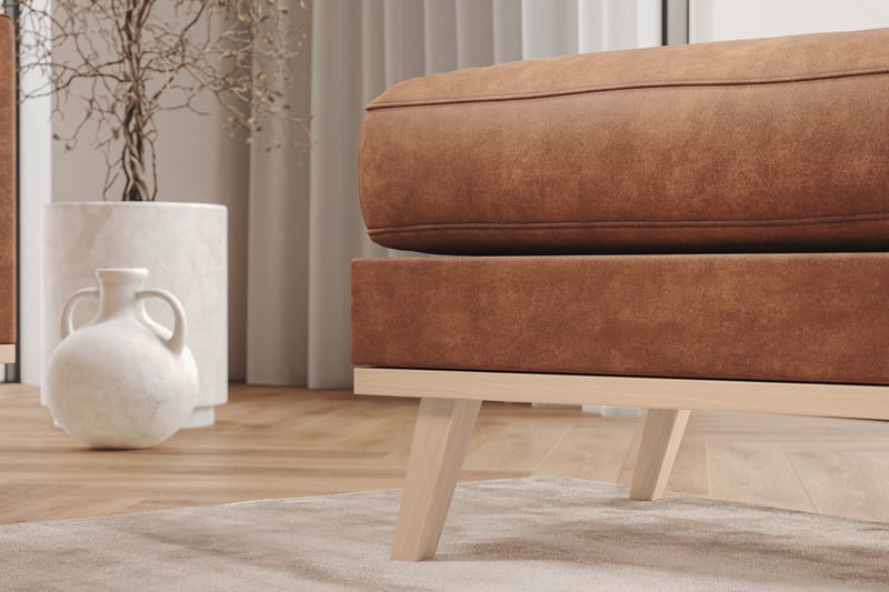 Copenhagen Fotpall - Brun - Möbler - Vardagsrum - Stolar & sittmöbler - Pallar - Fotpall