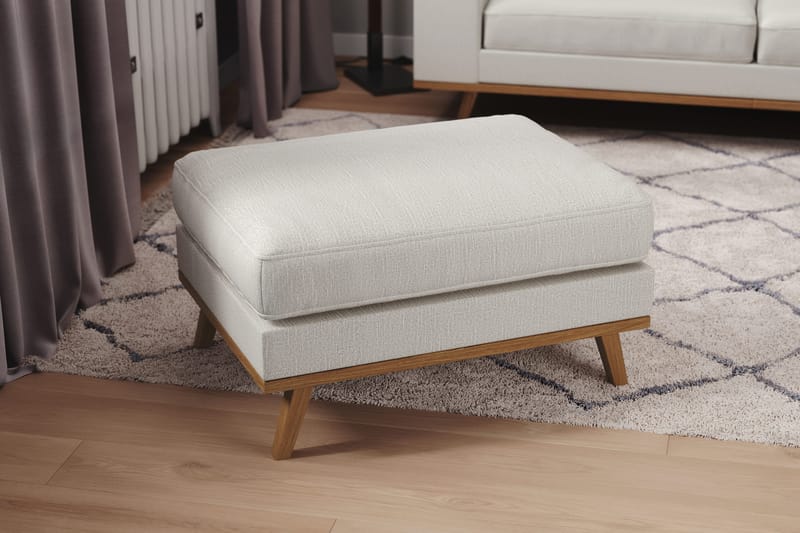 Copenhagen Fotpall - Linnebeige - Möbler - Vardagsrum - Stolar & sittmöbler - Pallar - Fotpall