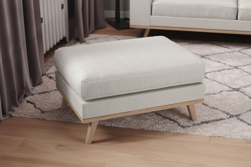 Copenhagen Fotpall - Linnebeige - Möbler - Vardagsrum - Stolar & sittmöbler - Pallar - Fotpall