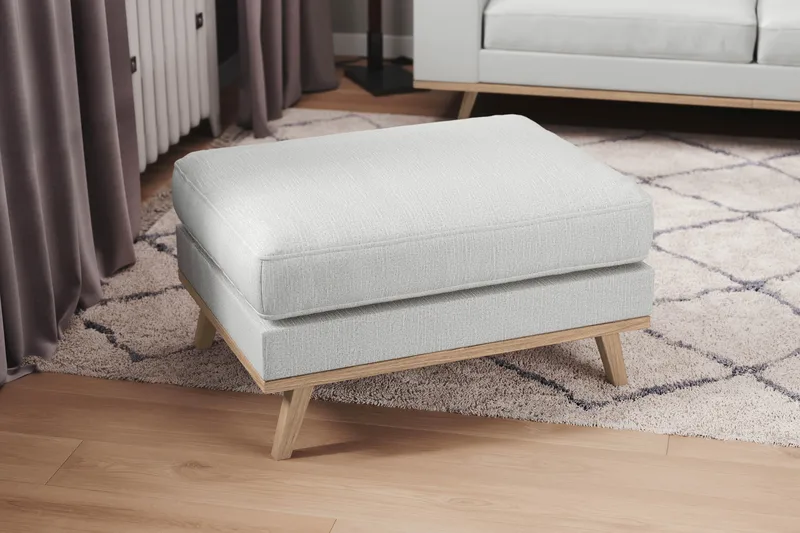 Copenhagen Fotpall - Linnegrå - Möbler - Vardagsrum - Stolar & sittmöbler - Pallar - Fotpall