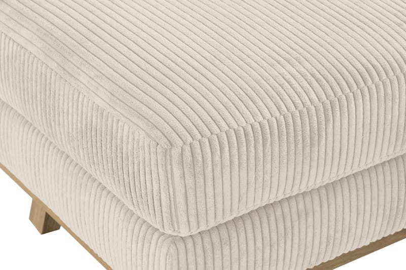 Copenhagen Fotpall Manchester - Beige - Möbler - Vardagsrum - Stolar & sittmöbler - Pallar - Fotpall