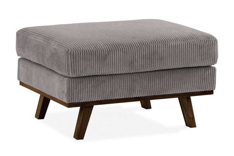 Copenhagen Fotpall Manchester - Grå - Möbler - Vardagsrum - Stolar & sittmöbler - Pallar - Fotpall