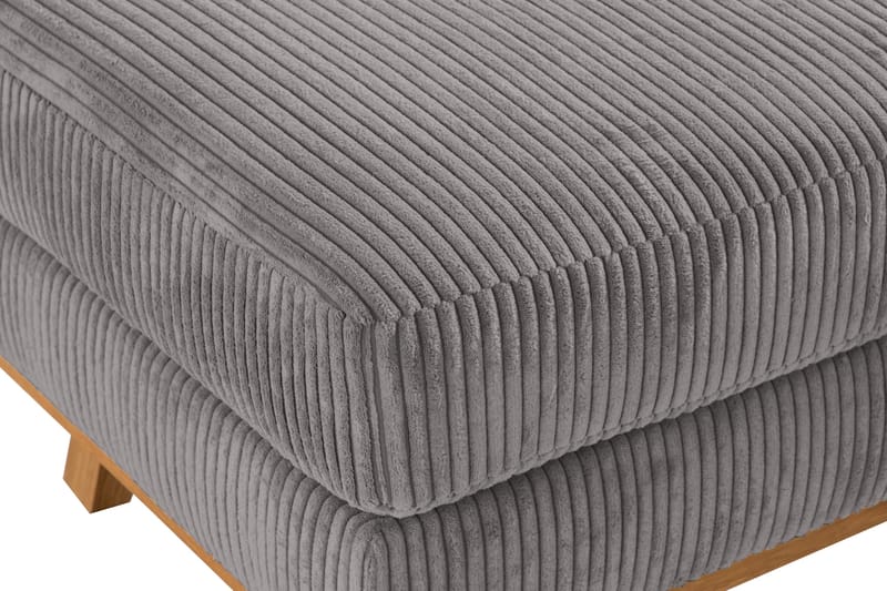 Copenhagen Fotpall Manchester - Grå - Möbler - Vardagsrum - Stolar & sittmöbler - Pallar - Fotpall