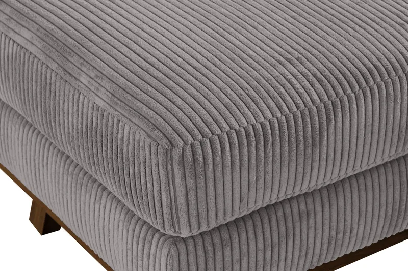 Copenhagen Fotpall Manchester - Grå - Möbler - Vardagsrum - Stolar & sittmöbler - Pallar - Fotpall