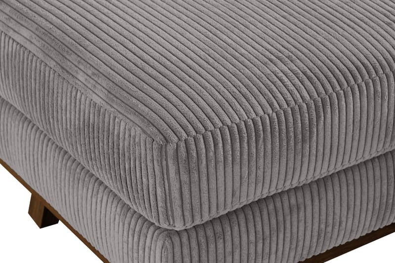 Copenhagen Fotpall Manchester - Grå - Möbler - Vardagsrum - Stolar & sittmöbler - Pallar - Fotpall