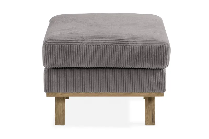 Copenhagen Fotpall Manchester - Grå - Möbler - Vardagsrum - Stolar & sittmöbler - Pallar - Fotpall