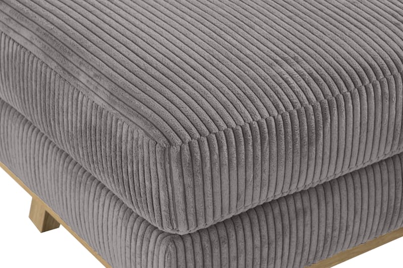 Copenhagen Fotpall Manchester - Grå - Möbler - Vardagsrum - Stolar & sittmöbler - Pallar - Fotpall