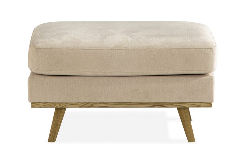 Copenhagen Fotpall Sammet - Beige - Möbler - Vardagsrum - Stolar & sittmöbler - Pallar - Fotpall