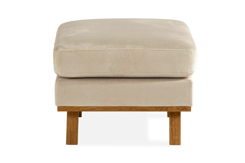 Copenhagen Fotpall Sammet - Beige - Möbler - Vardagsrum - Stolar & sittmöbler - Pallar - Fotpall