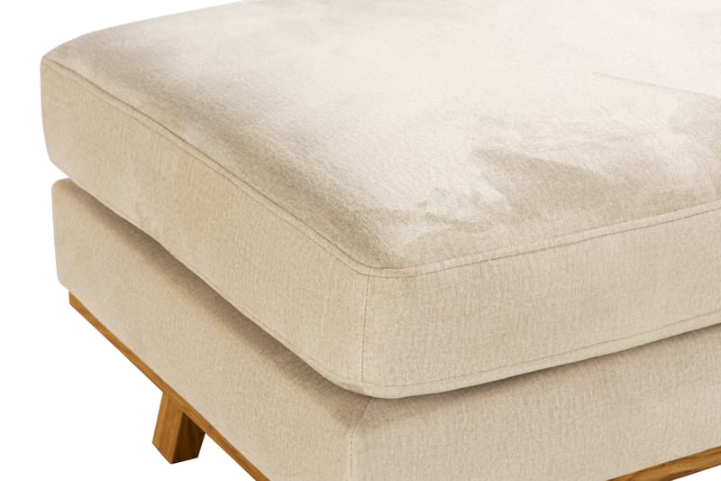 Copenhagen Fotpall Sammet - Beige - Möbler - Vardagsrum - Stolar & sittmöbler - Pallar - Fotpall