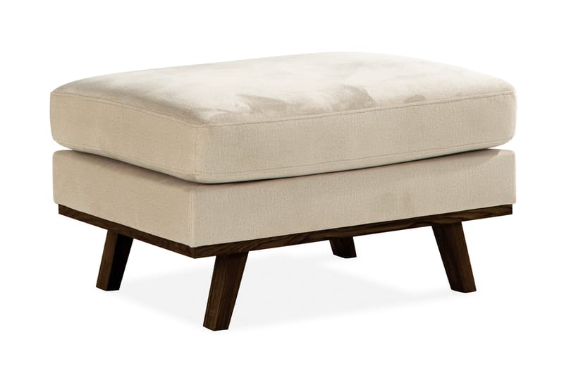 Copenhagen Fotpall Sammet - Beige - Möbler - Vardagsrum - Stolar & sittmöbler - Pallar - Fotpall