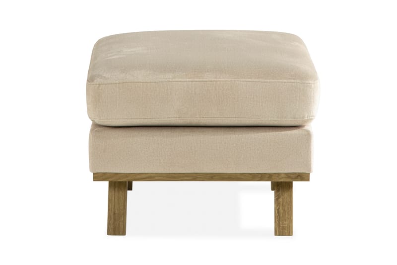 Copenhagen Fotpall Sammet - Beige - Möbler - Vardagsrum - Stolar & sittmöbler - Pallar - Fotpall