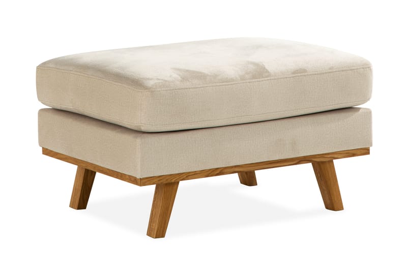 Copenhagen Fotpall Sammet - Beige - Möbler - Vardagsrum - Stolar & sittmöbler - Pallar - Fotpall