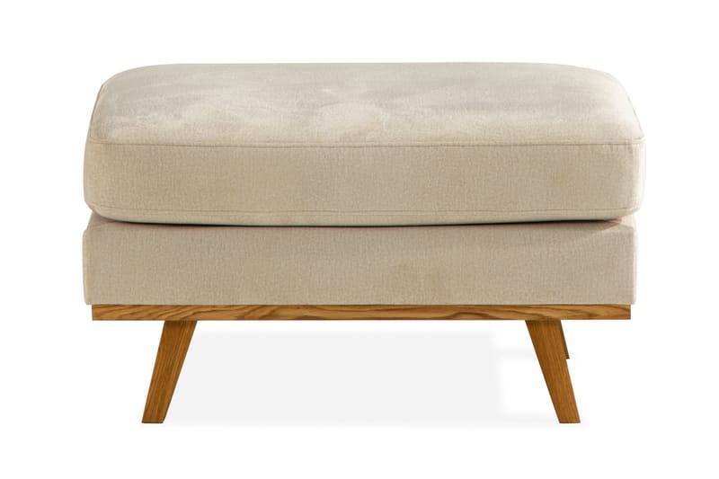 Copenhagen Fotpall Sammet - Beige - Möbler - Vardagsrum - Stolar & sittmöbler - Pallar - Fotpall