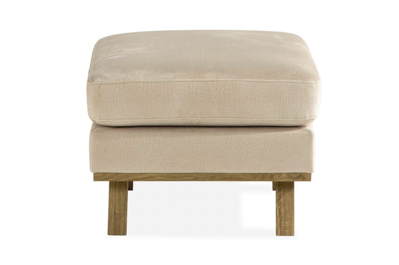 Copenhagen Fotpall Sammet - Beige - Möbler - Vardagsrum - Stolar & sittmöbler - Pallar - Fotpall