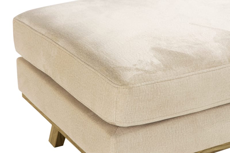 Copenhagen Fotpall Sammet - Beige - Möbler - Vardagsrum - Stolar & sittmöbler - Pallar - Fotpall