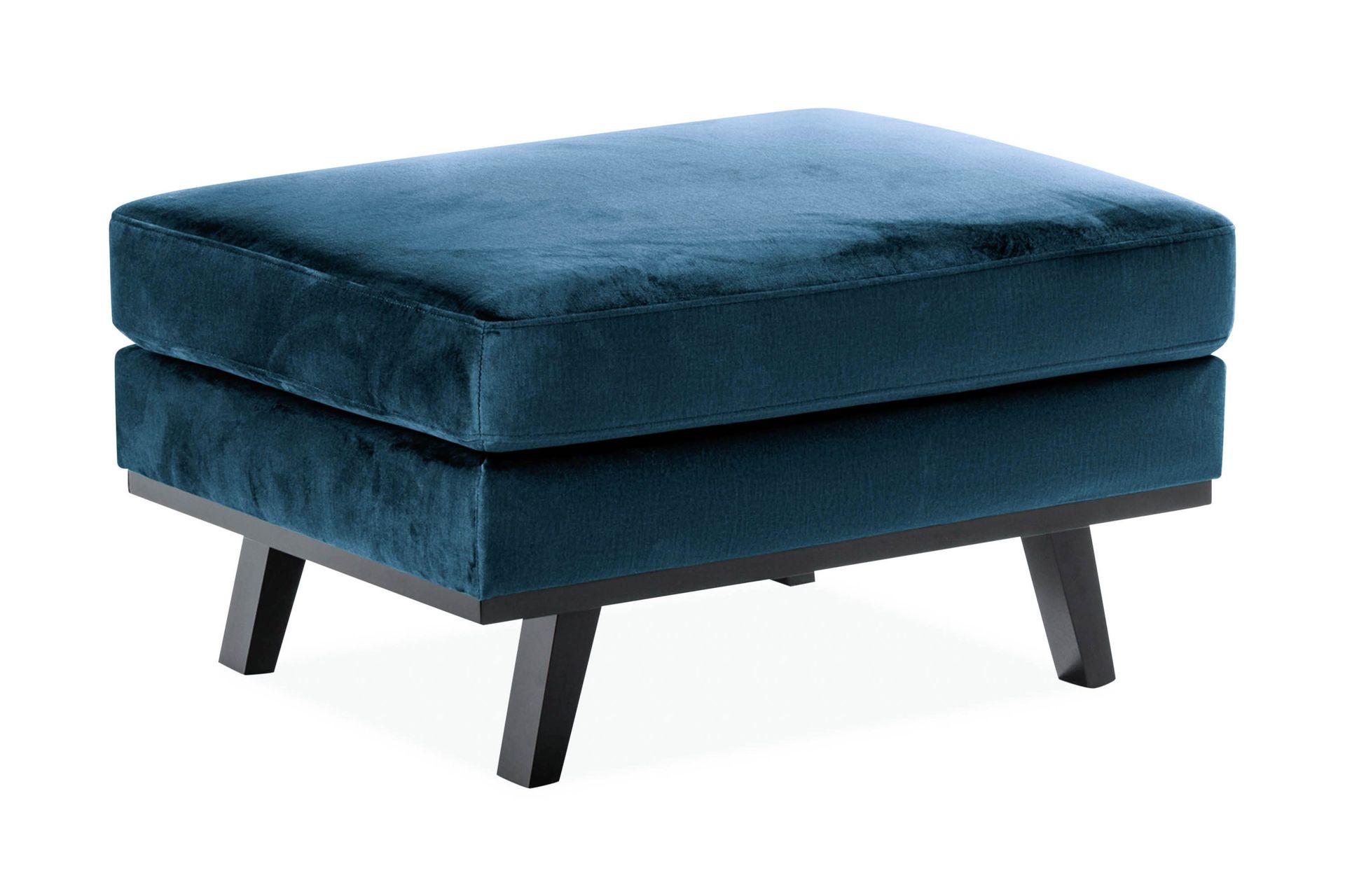 Copenhagen Fotpall Sammet - Bl&aring;