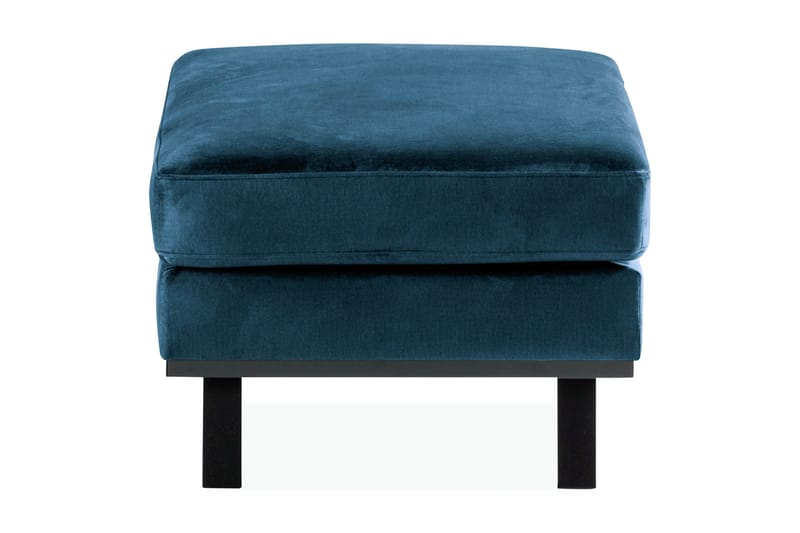 Copenhagen Fotpall Sammet - Blå - Möbler - Vardagsrum - Stolar & sittmöbler - Pallar - Fotpall