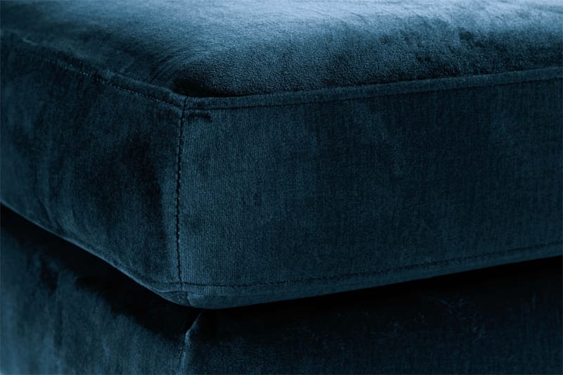 Copenhagen Fotpall Sammet - Blå - Möbler - Vardagsrum - Stolar & sittmöbler - Pallar - Fotpall