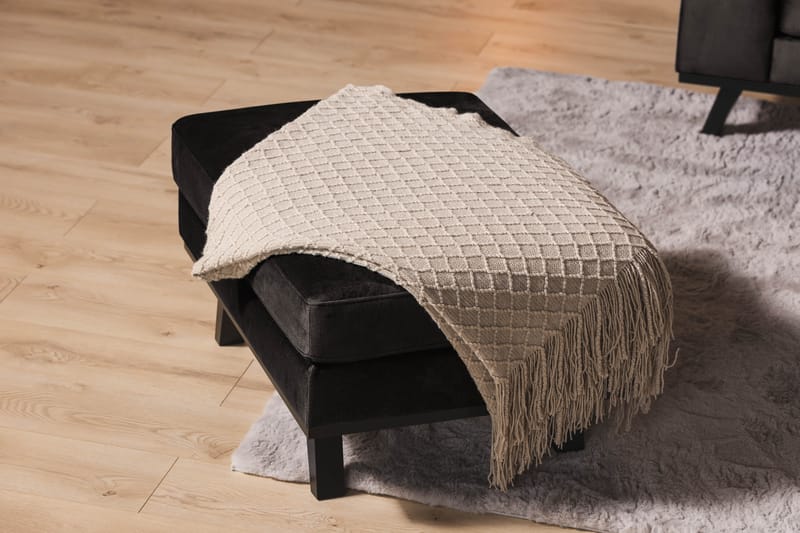 Copenhagen Fotpall Sammet - Grå - Möbler - Vardagsrum - Stolar & sittmöbler - Pallar - Fotpall