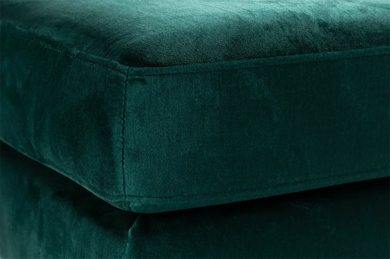 Copenhagen Fotpall Sammet - Grön - Möbler - Vardagsrum - Stolar & sittmöbler - Pallar - Fotpall