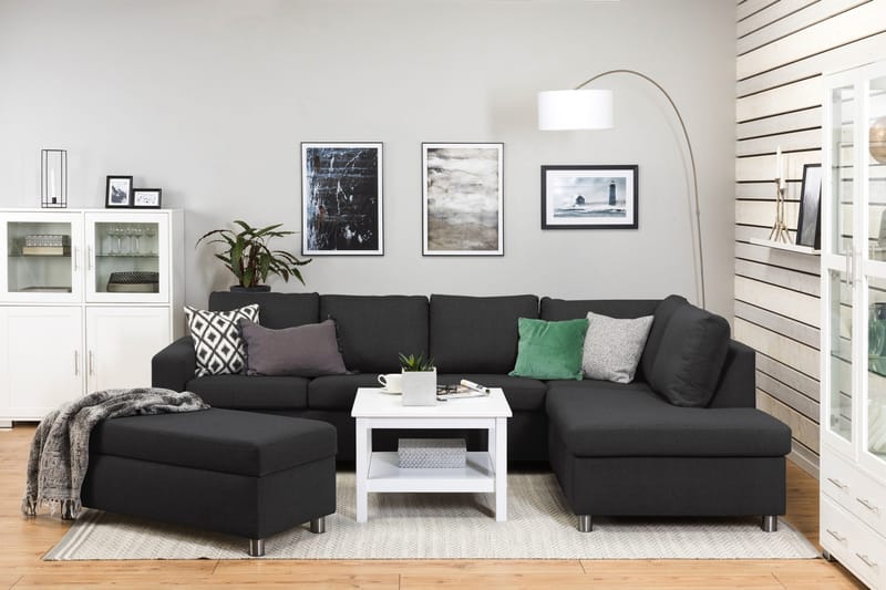 Crazy Fotpall med Förvaring 120x50 - Antracit - Möbler - Vardagsrum - Stolar & sittmöbler - Pallar - Fotpall